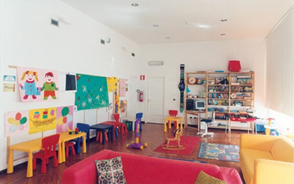La ludoteca nella Casa Peter Pan