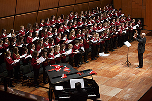 maestro del coro Ciro Visco, Coro di Voci Bianche dell’Accademia di Santa Cecilia (Natale InCanto) - 18 dicembre 2015, Auditorium Parco della Musica, Roma