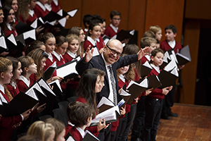 maestro del coro Ciro Visco, Coro di Voci Bianche dell’Accademia di Santa Cecilia (Natale InCanto) - 18 dicembre 2015, Auditorium Parco della Musica, Roma