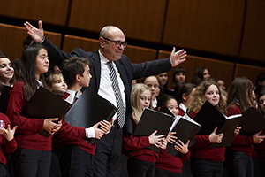 maestro del coro Ciro Visco, Coro di Voci Bianche dell’Accademia di Santa Cecilia - 18 dicembre 2015, Auditorium Parco della Musica, Roma